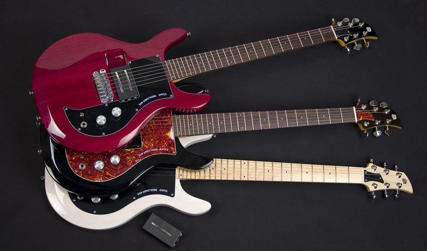 New Dan Armstrongs in three wooden flavours